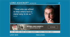 Desktop Screenshot of lordashcroft.com